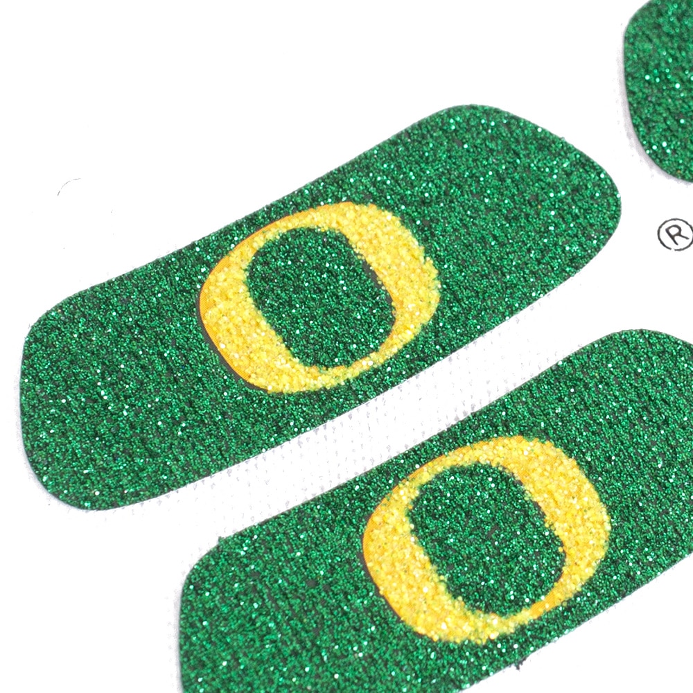 Classic Oregon O, Green, Tattoos, Home & Auto, Innovative Adhesives, Glitter, Eye stripe, 814444